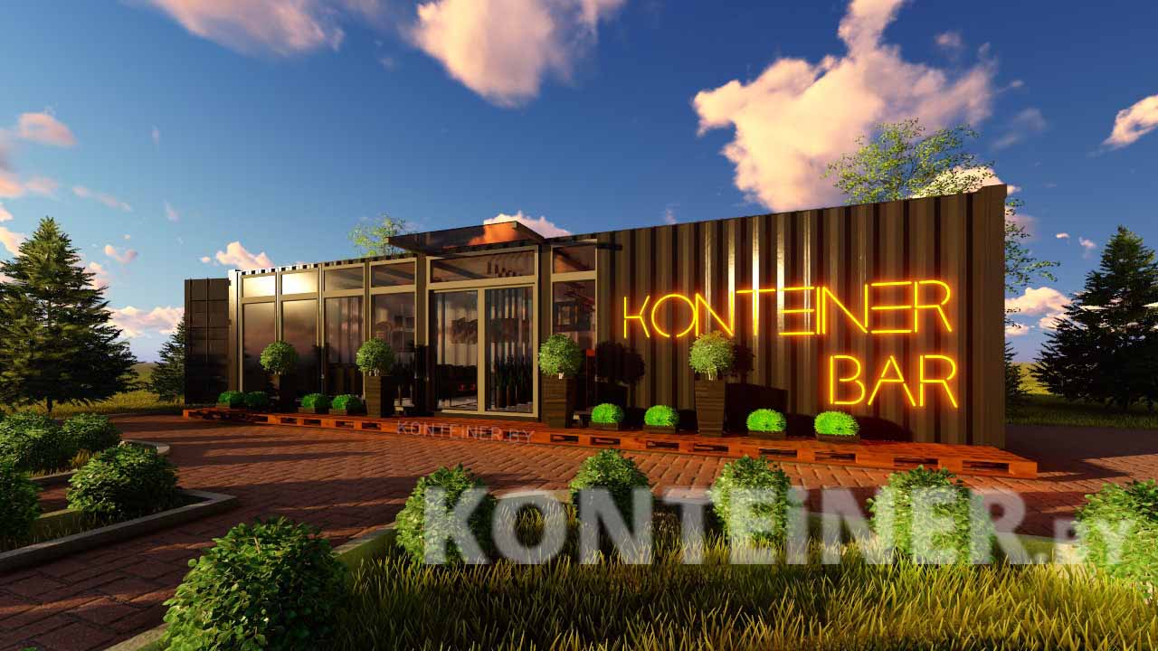 Кафе из морского контейнера
